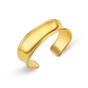 LUXE Polished Molten Bangle