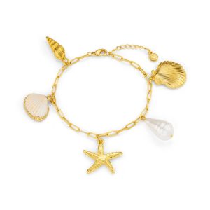 Eclectic Seaside Charm Bracelet