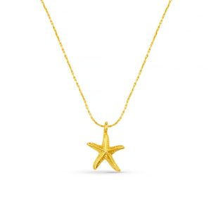 Fine Starfish Collar Necklace