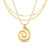 LUXE Spiral Multi-Row Necklace