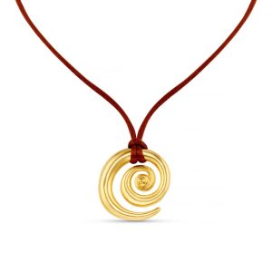Spiral Cord Adjustable Necklace