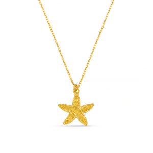 Textured Starfish Necklace