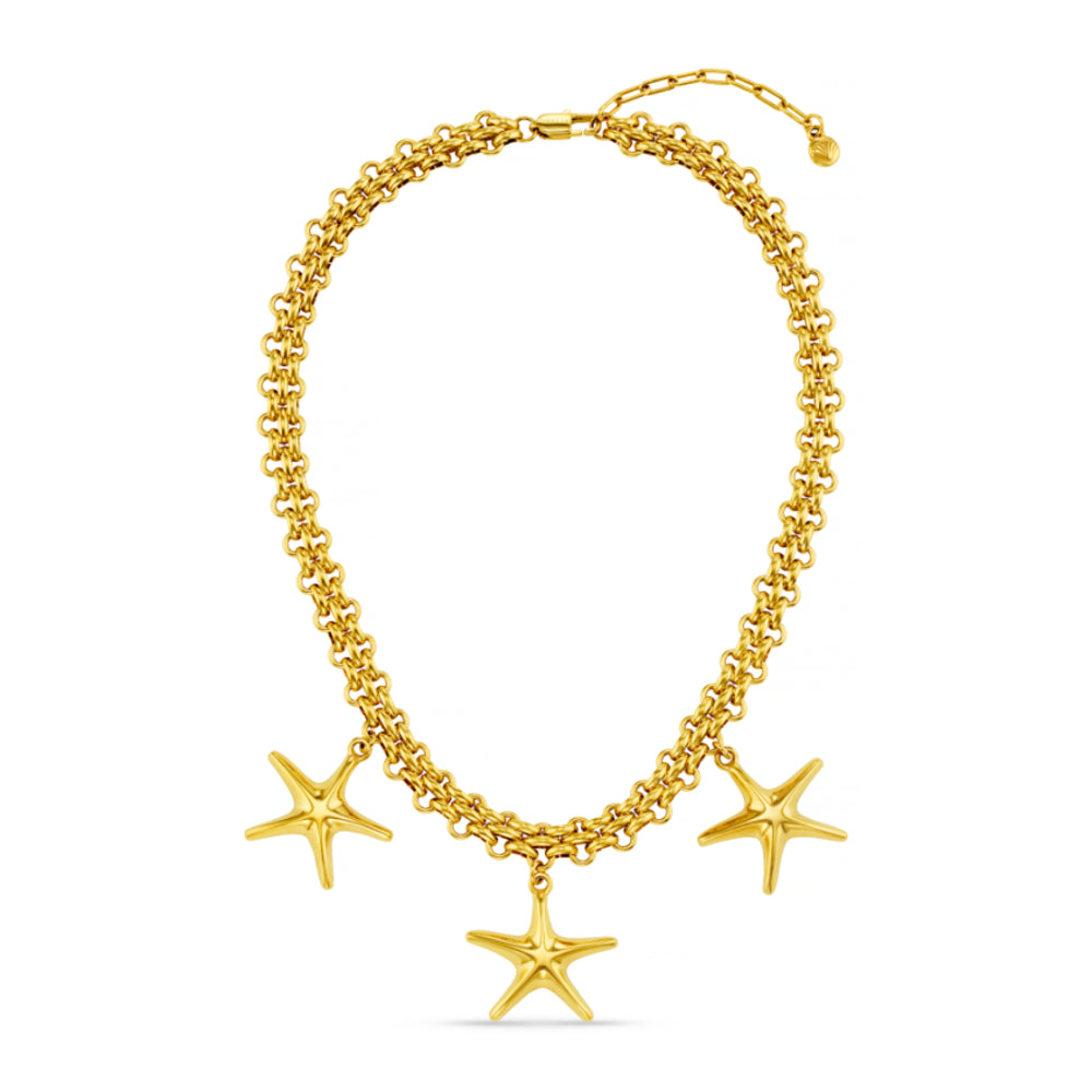 LUXE Statement Chain & Starfish Necklace - Image 4